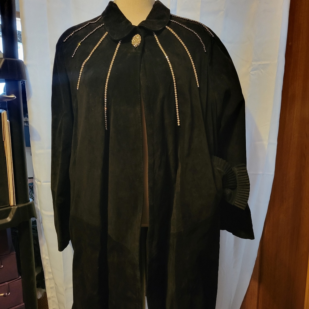 Vintage Little Rubin leather coat